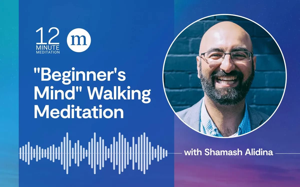 Meditación caminando con la mentalidad de principiante de Shamash Alidina